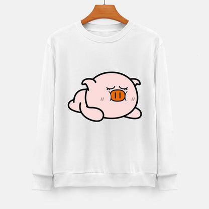 Front Patterned Long Sleeve TopTear-Resistant Colorfast