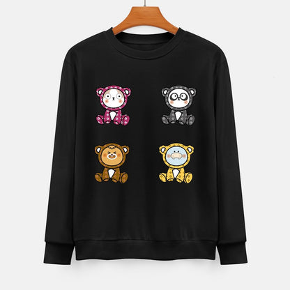  Front Patterned Long Sleeve TopSoftFeel Basic