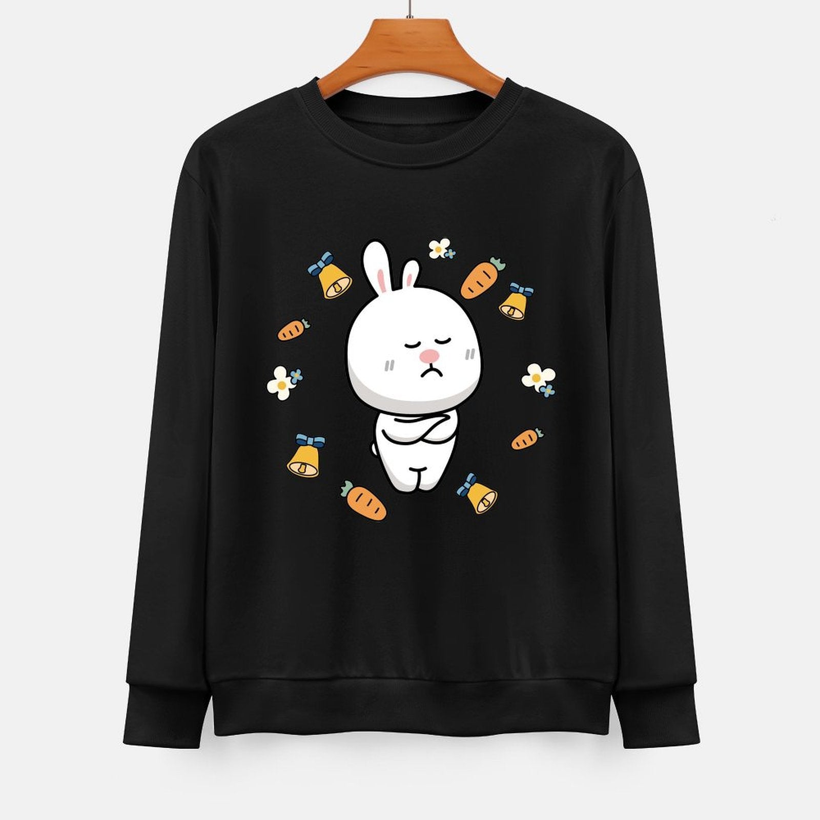  Front Patterned Long Sleeve TopVintage CleanCut