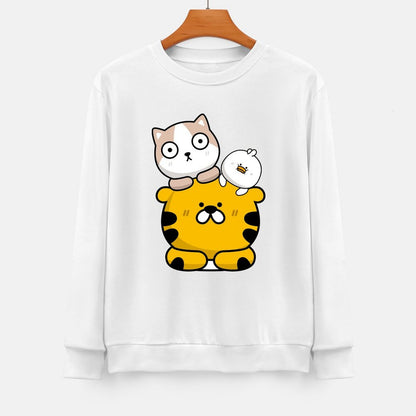 Front Patterned Long Sleeve TopSeries Essential