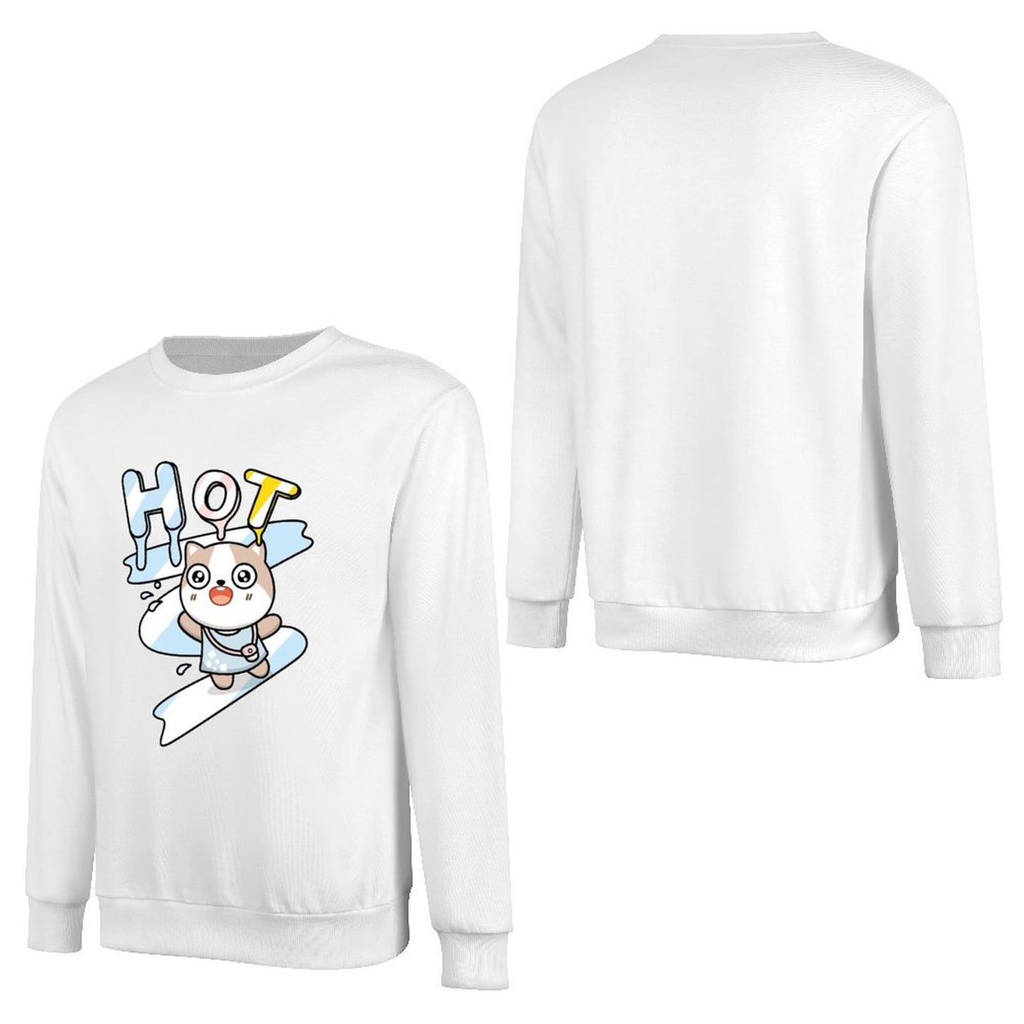 Front Patterned Long Sleeve TopClassicSeries Classic Fit