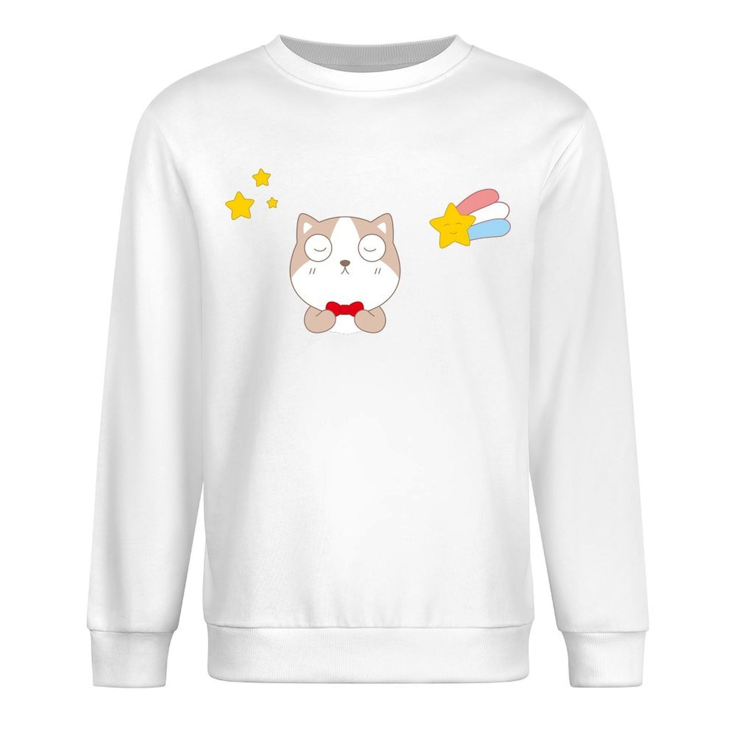 Front Patterned Long Sleeve TopDailyFit Clean Edges