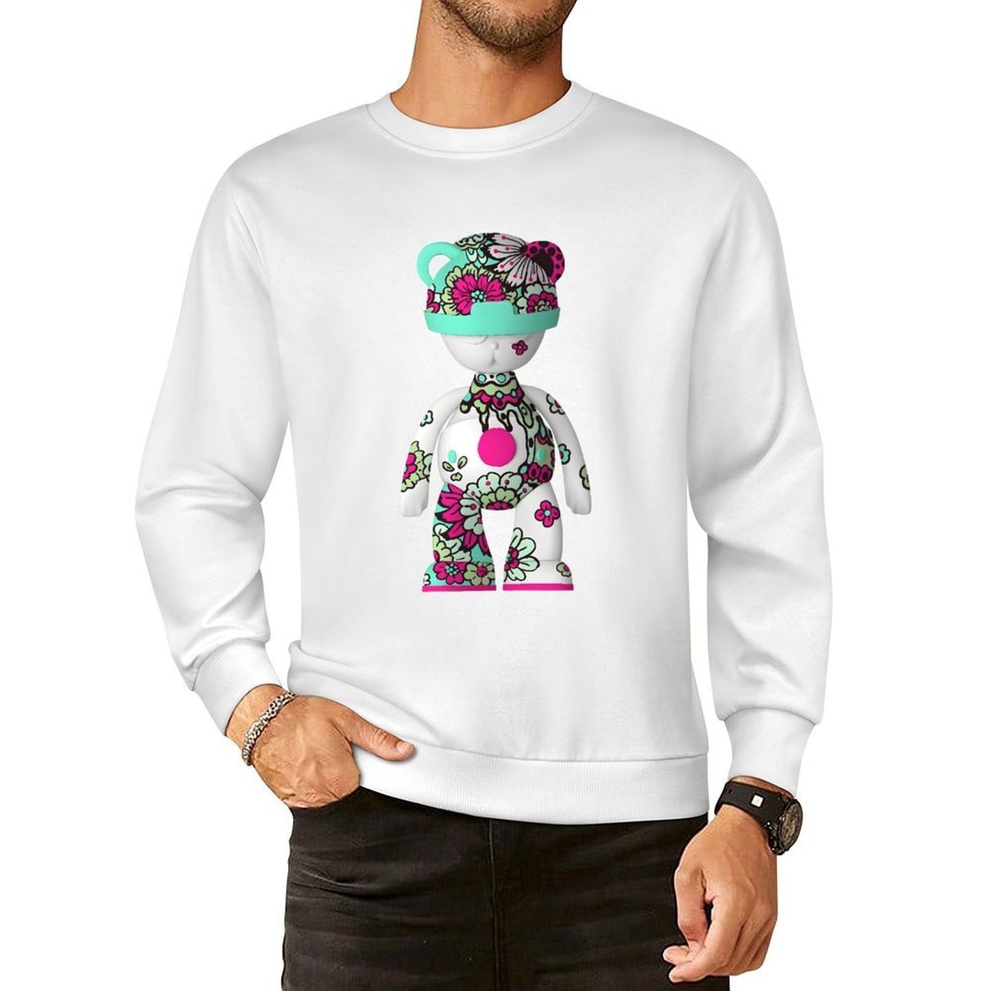 Long Sleeve With Front PatternPlain Strong