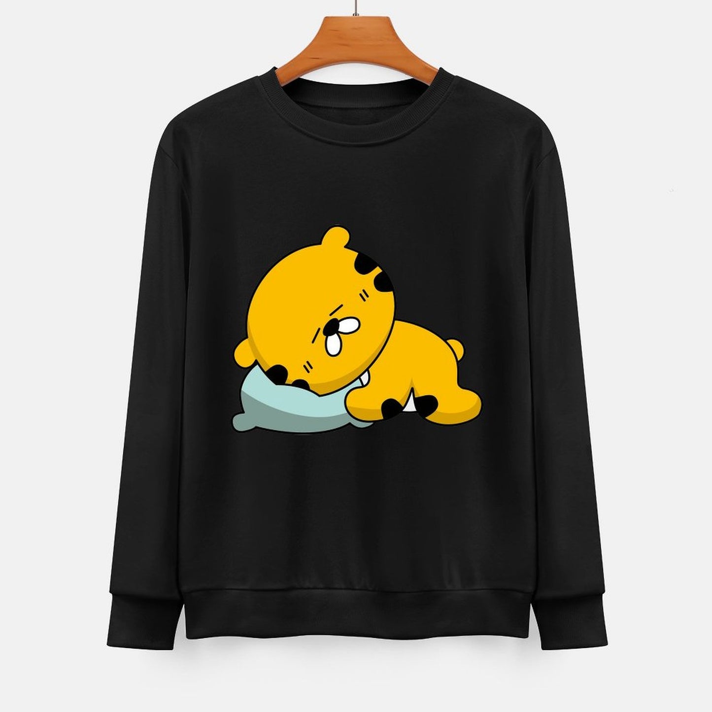 Front Patterned Long Sleeve TopTrueStyle Heat-Transfer