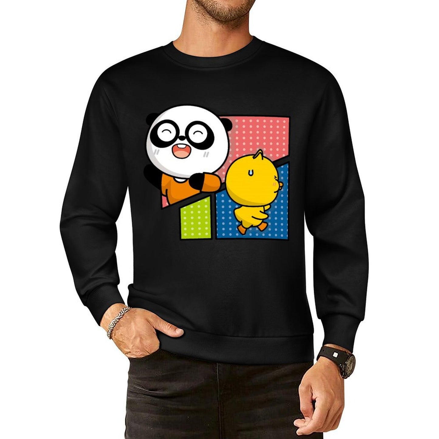 IPBR 250g Crew Neck Long Sleeve Sweatshirt Front GraphicCrew Neck Long Sleeve Sweatshirt4001328