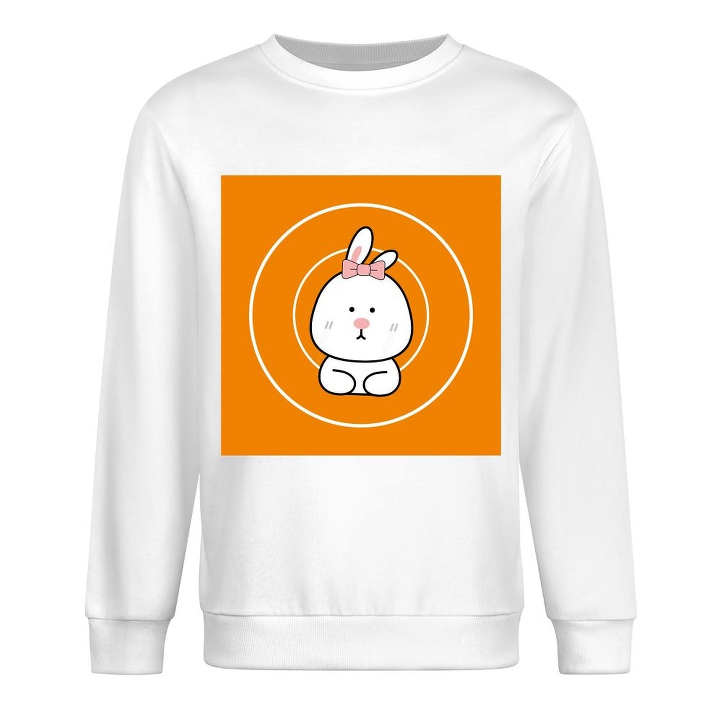 Front Patterned Long Sleeve TopCasual Sharp