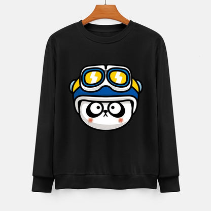 Front Patterned Long Sleeve TopLifestyle Fade-Proof