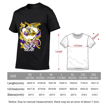 Inlex Bear T-shirtsPrinting ComfortFit T-Shirt