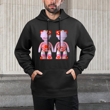 IPIB 250g Hooded Pocket Sweatshirt Front GraphicMen's Hooded  Sweatshirt6000080-2