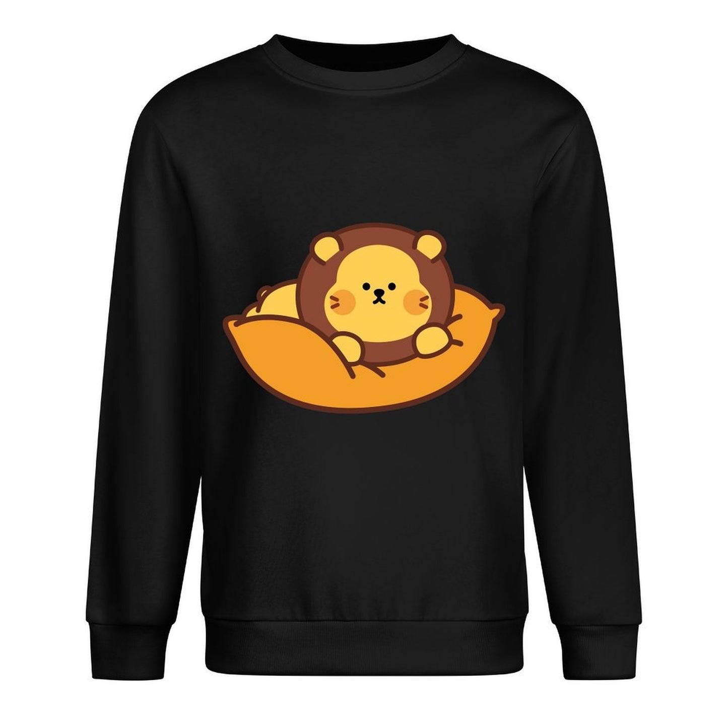 Front Patterned Long Sleeve TopLong Lasting Tear-Resistant