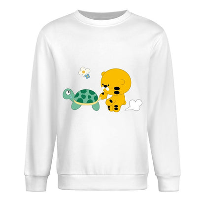 Front Patterned Long Sleeve TopWrinkle-Free High-Quality