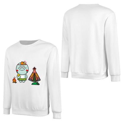 Front Patterned Long Sleeve TopSignature Soft-Touch