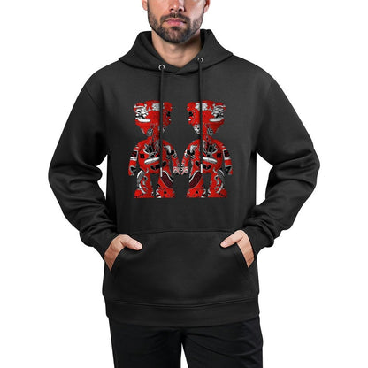 IPIB 250g Hooded Pocket Sweatshirt Front GraphicMen's Hooded  Sweatshirt6000084-1