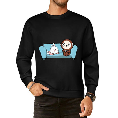 Front Patterned Long Sleeve TopModernFit Eco-Conscious