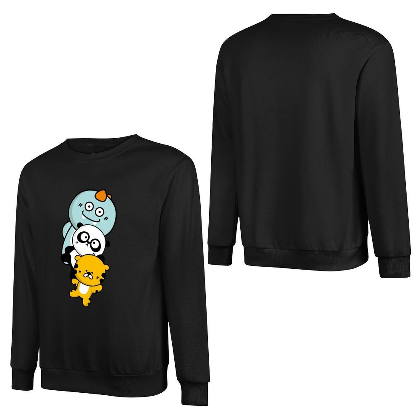 Front Patterned Long Sleeve TopHeritage PureStyle