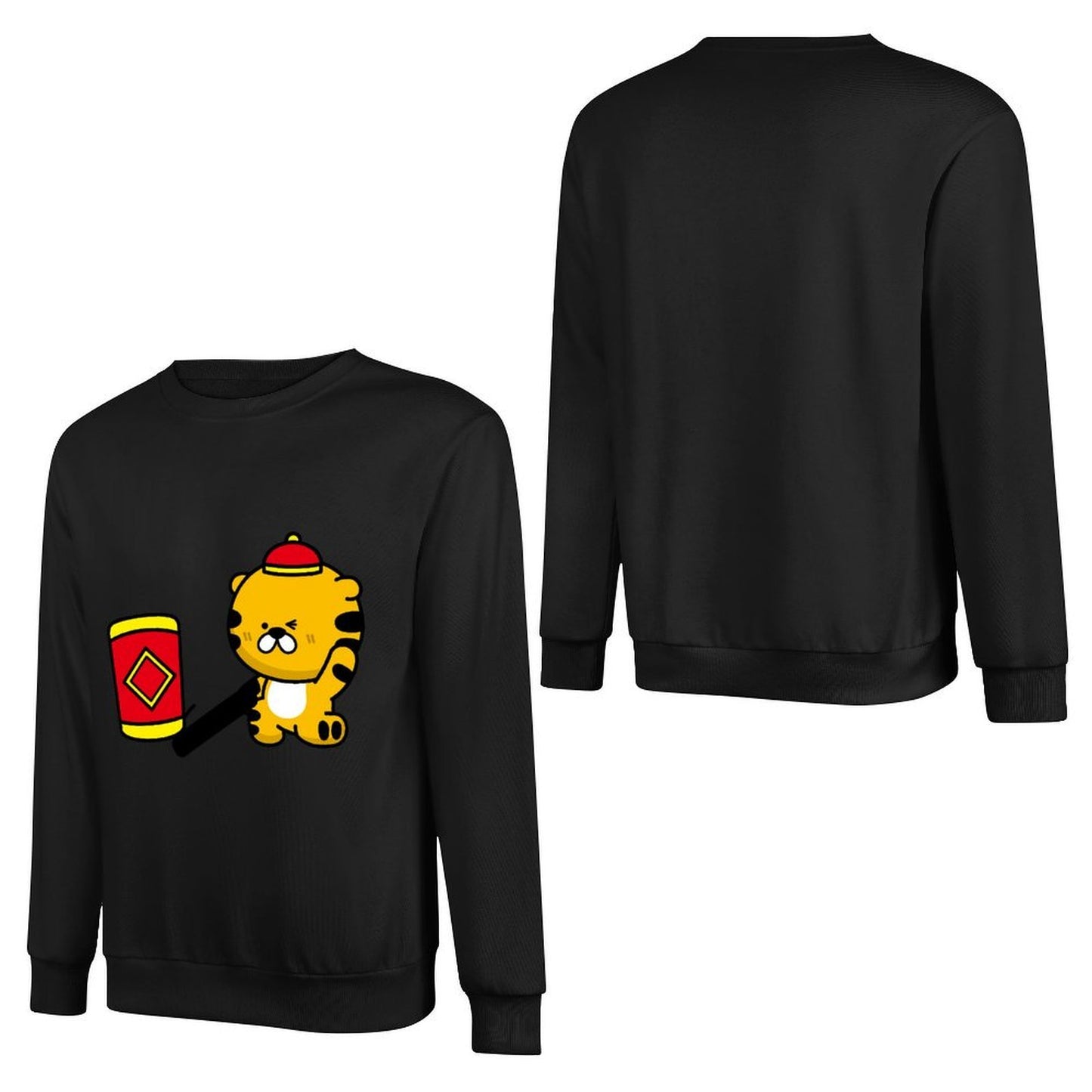 Front Patterned Long Sleeve TopChill Clean Edges