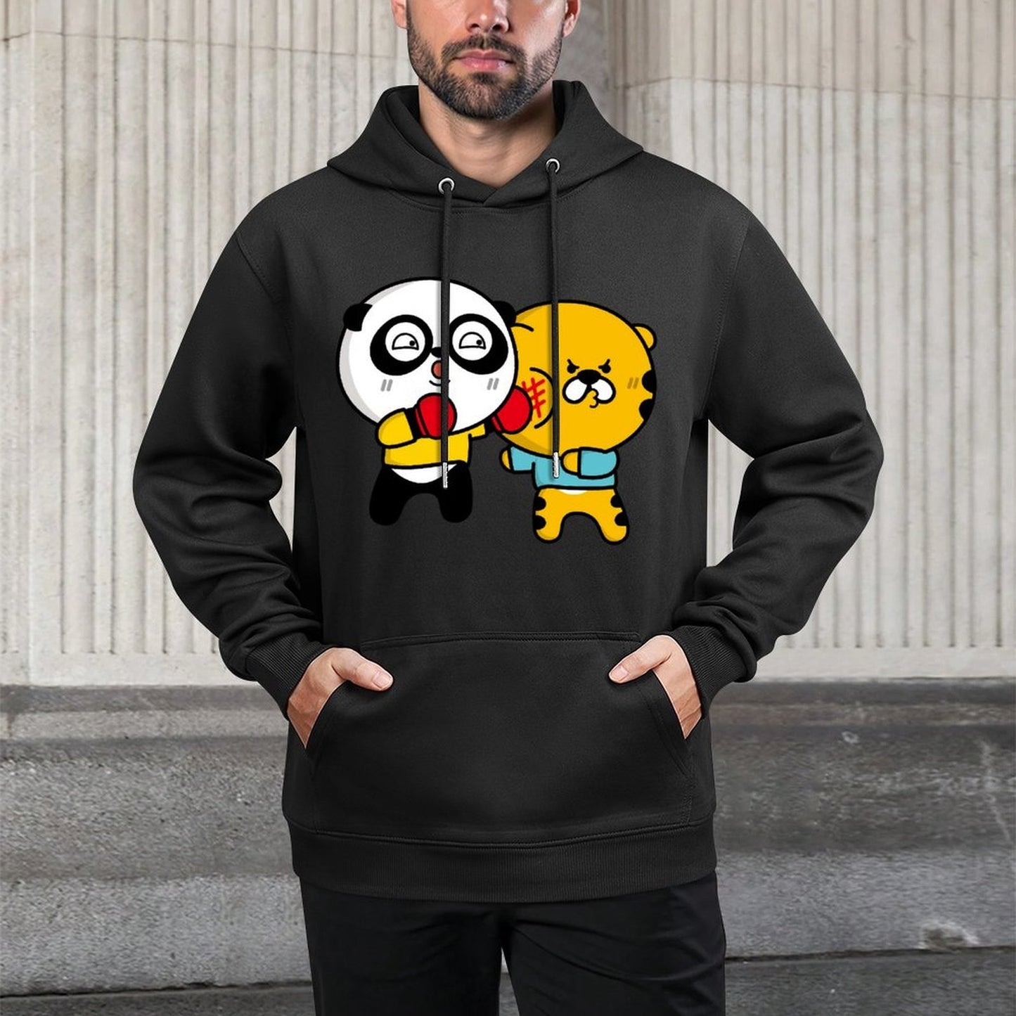 IPBR 250g Hooded Pocket Sweatshirt Front GraphicMen's Hooded  Sweatshirt4000892