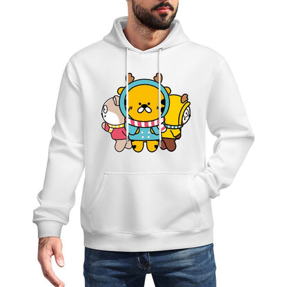 Clean Cotton Front Graphic Hoodies