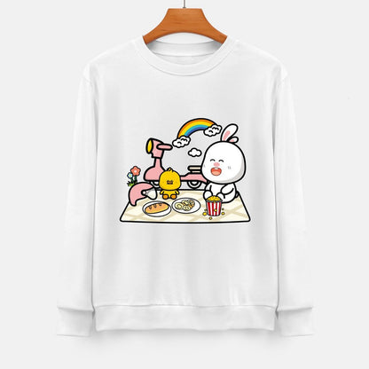 Front Patterned Long Sleeve TopDurable Sport