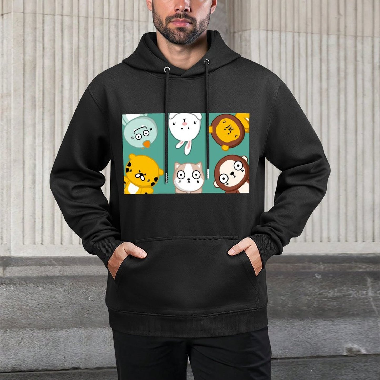 IPBR 250g Hooded Pocket Sweatshirt Front GraphicMen's Hooded  Sweatshirt4003777