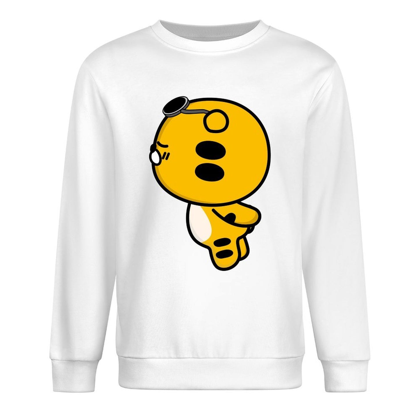 Front Patterned Long Sleeve TopLogo-Ready Recycled