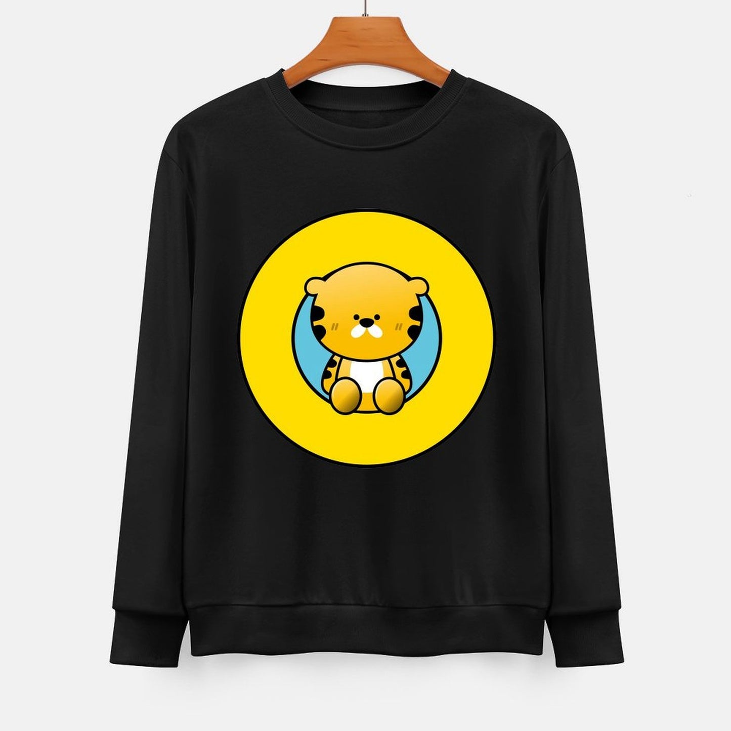  Front Patterned Long Sleeve TopFade-Proof Reliable