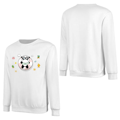 Front Patterned Long Sleeve TopSoft Easy-Care