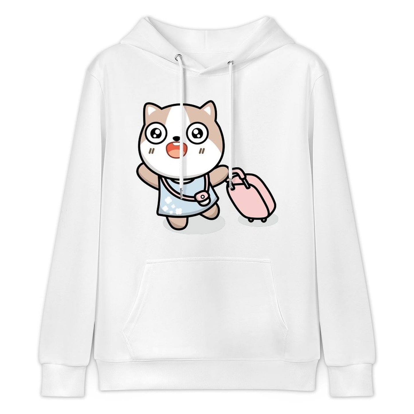 Crewneck Printing Front Graphic Hoodies