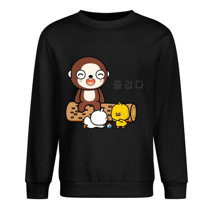 Front Patterned Long Sleeve TopBatch-Printed CoreLine