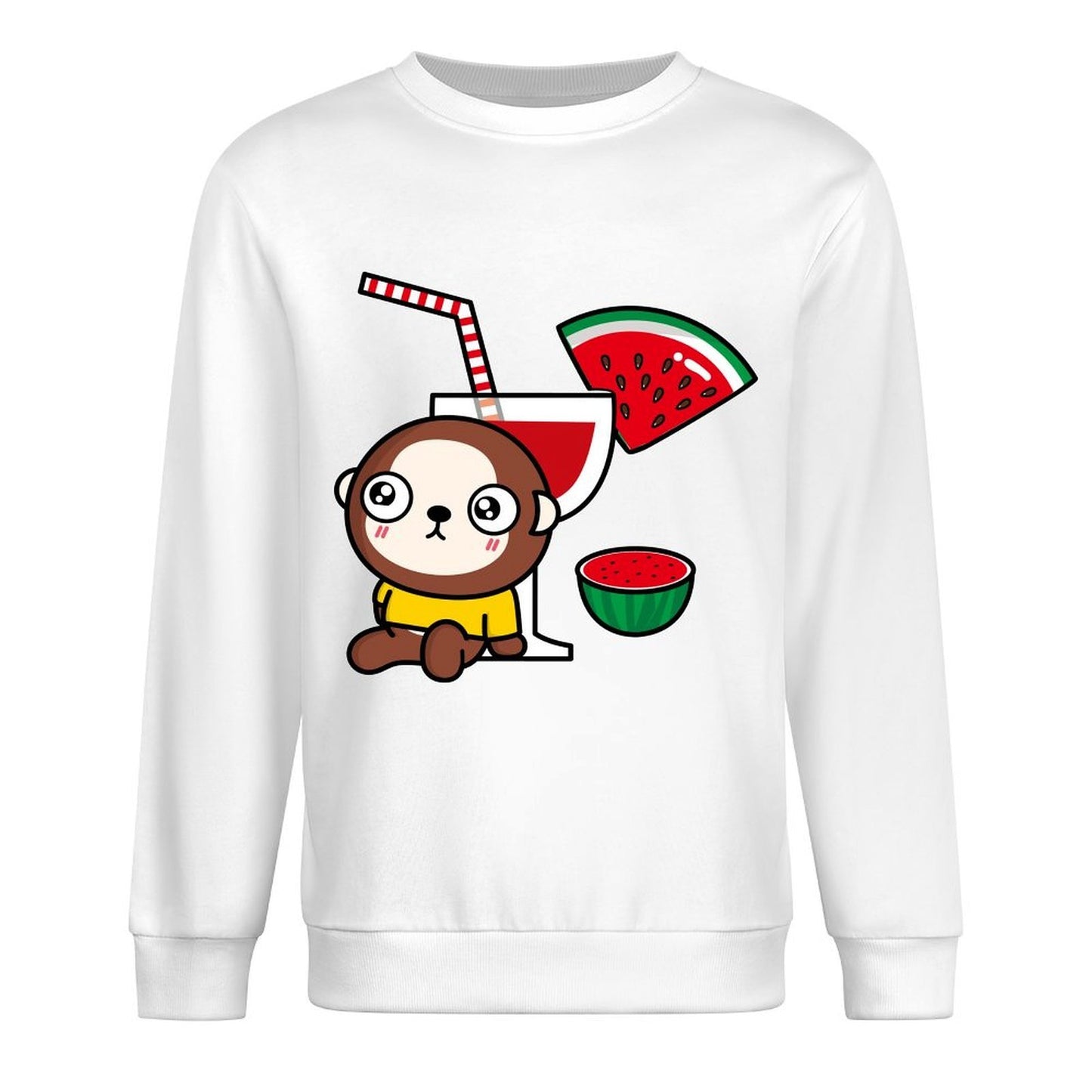 Front Patterned Long Sleeve TopColorfast StreetLine