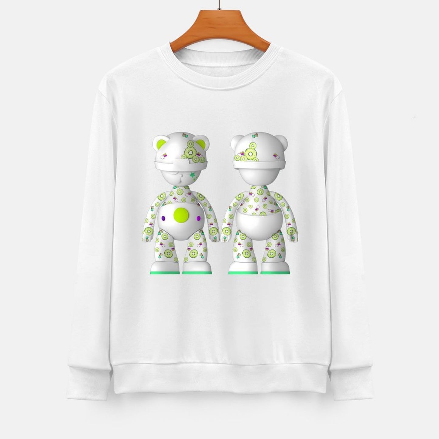 Long Sleeve With Front PatternDurable EverydayFit