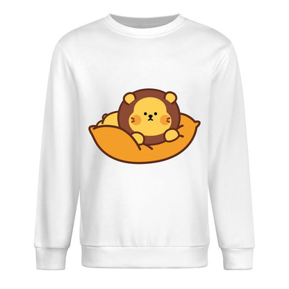 Front Patterned Long Sleeve TopLong Lasting Tear-Resistant