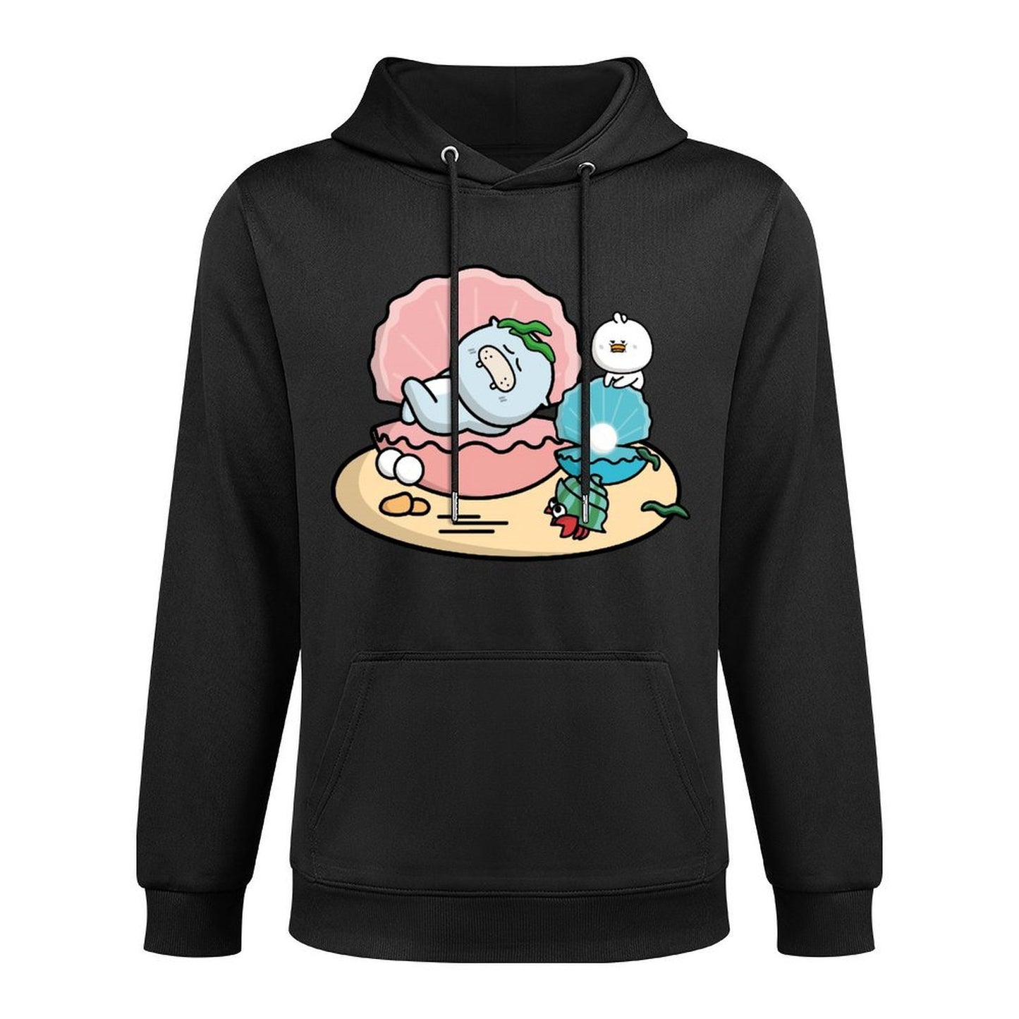 Sleek EverydayTee Front Graphic Hoodies