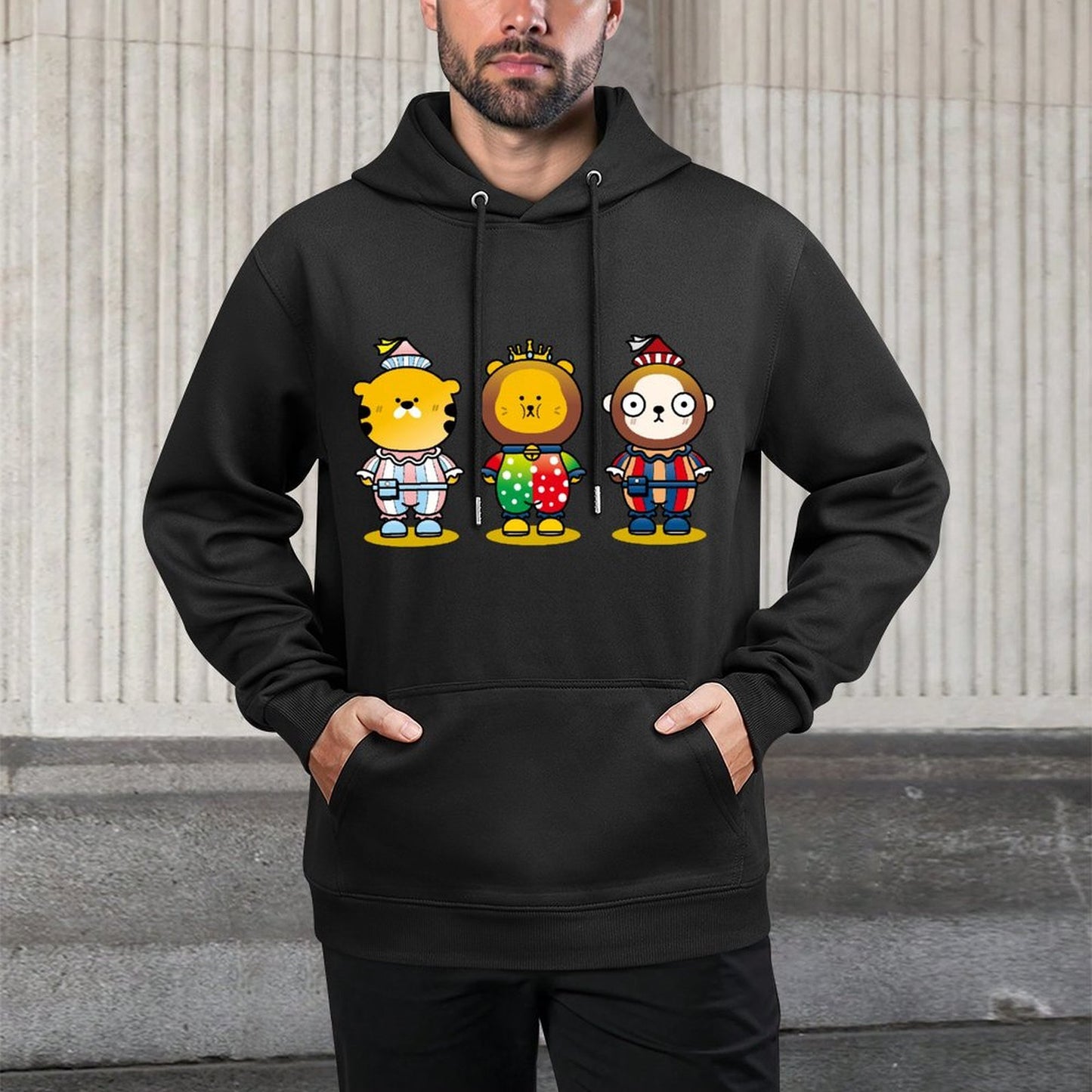 IPBR 250g Hooded Pocket Sweatshirt Front GraphicMen's Hooded  Sweatshirt4000710