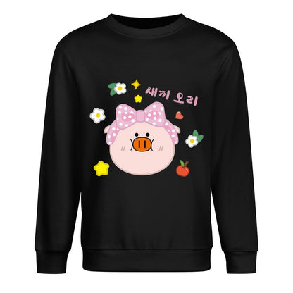 Front Patterned Long Sleeve TopStrong On-Demand