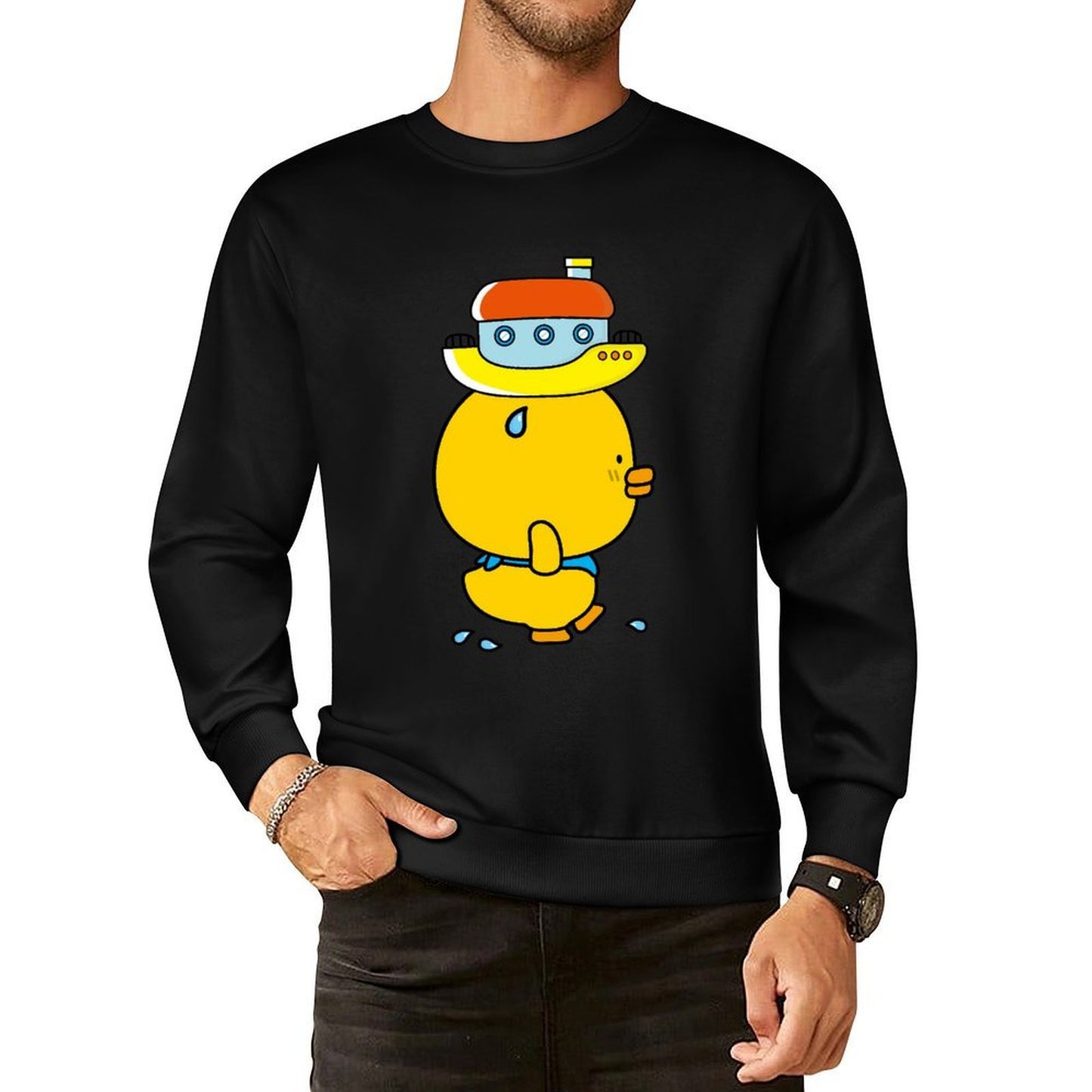 IPBR 250g Crew Neck Long Sleeve Sweatshirt Front GraphicCrew Neck Long Sleeve Sweatshirt4001579