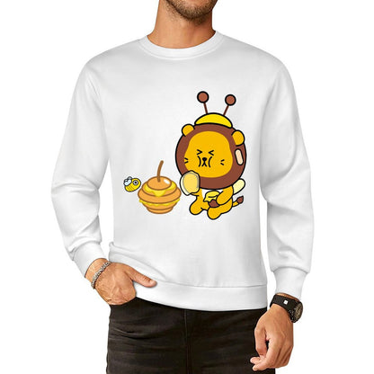 Front Patterned Long Sleeve TopSmooth Feel Neat