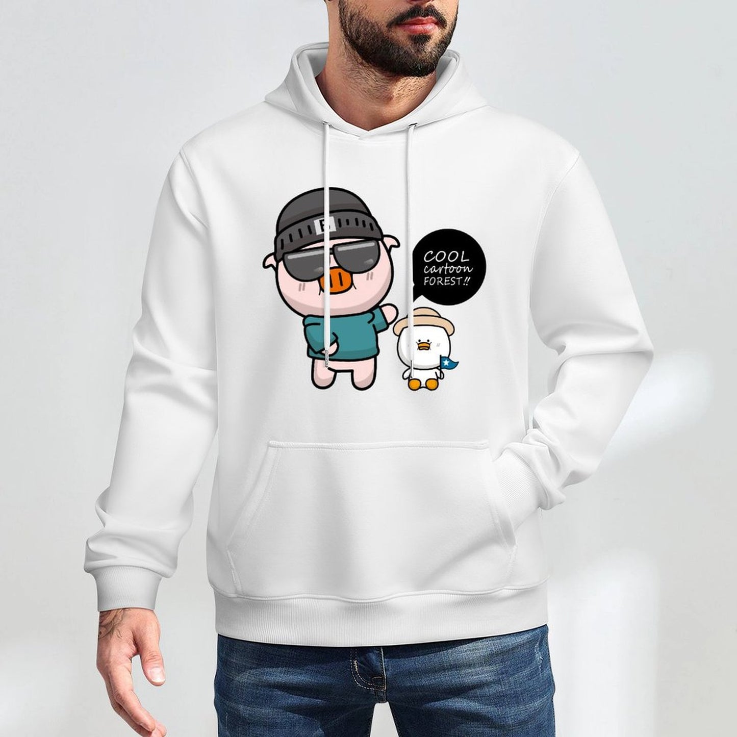 Indoor ClassicFit Front Graphic Hoodies