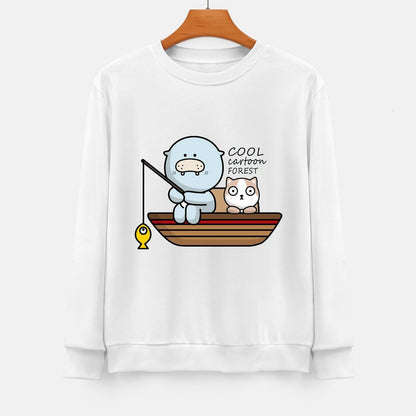 Front Patterned Long Sleeve TopCoreLine EverydayTee