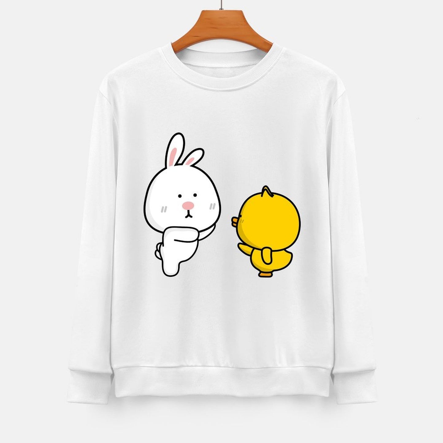 Front Patterned Long Sleeve TopPocket Tee Sport