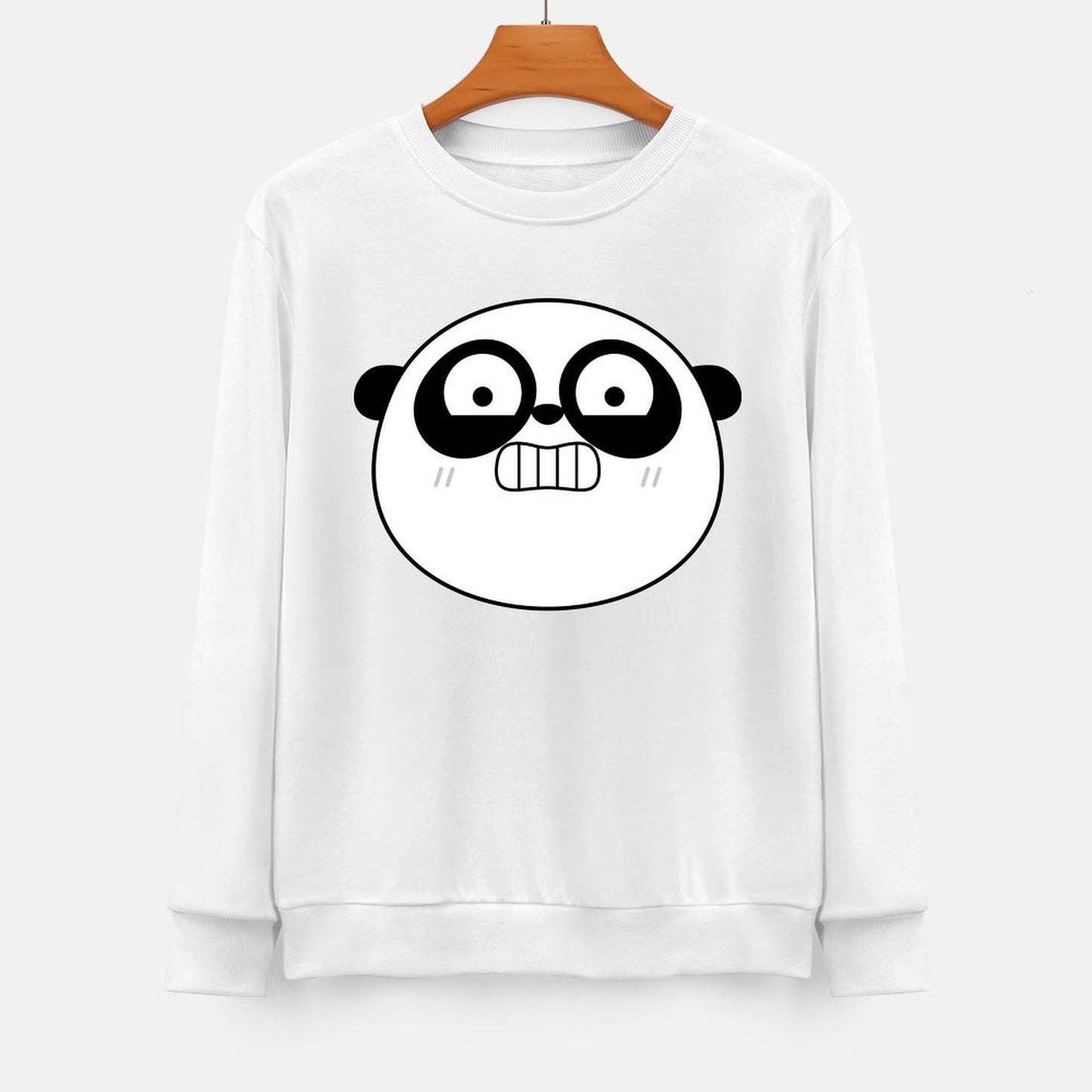 Front Patterned Long Sleeve TopSignature Tear-Resistant