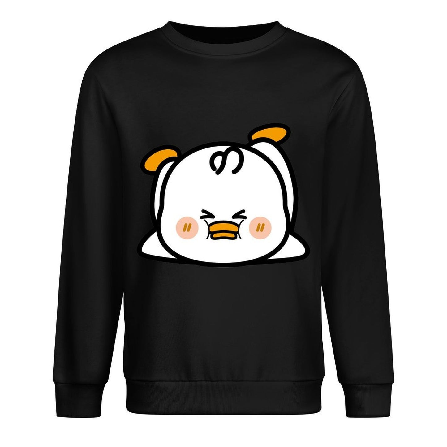 Front Patterned Long Sleeve TopClean Edges Solid