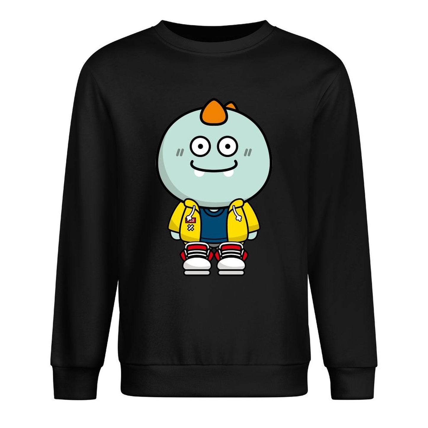 Front Patterned Long Sleeve TopRegularFit Original