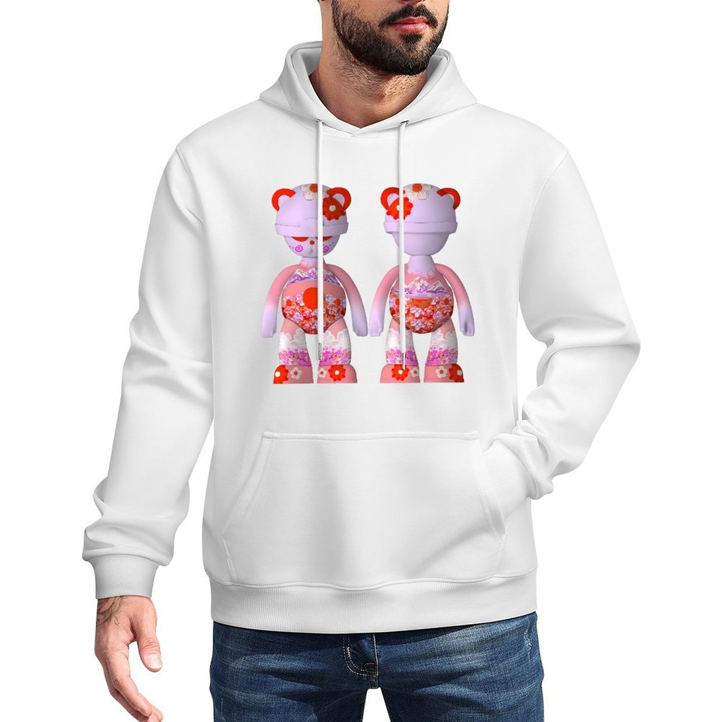 IPIB 250g Hooded Pocket Sweatshirt Front GraphicMen's Hooded  Sweatshirt6000080-2