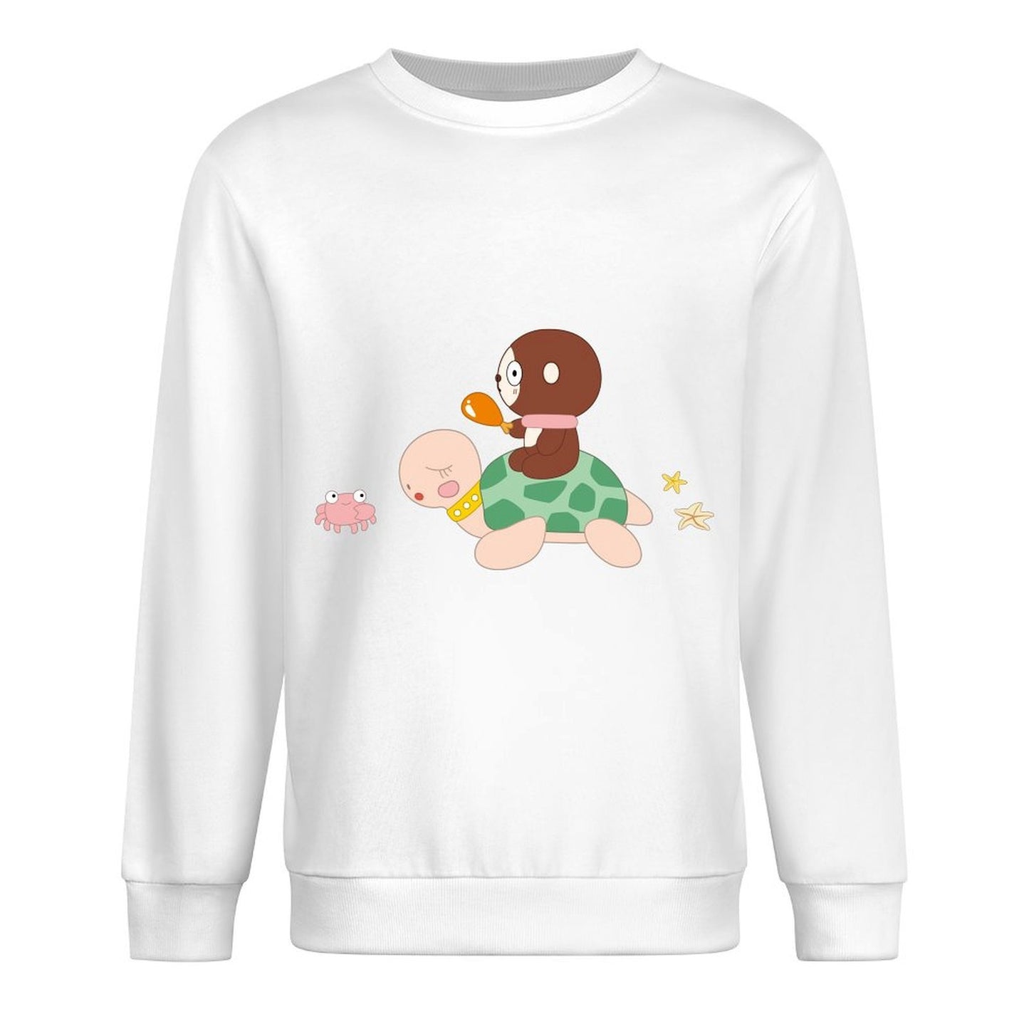 Front Patterned Long Sleeve TopSoftstyle Street