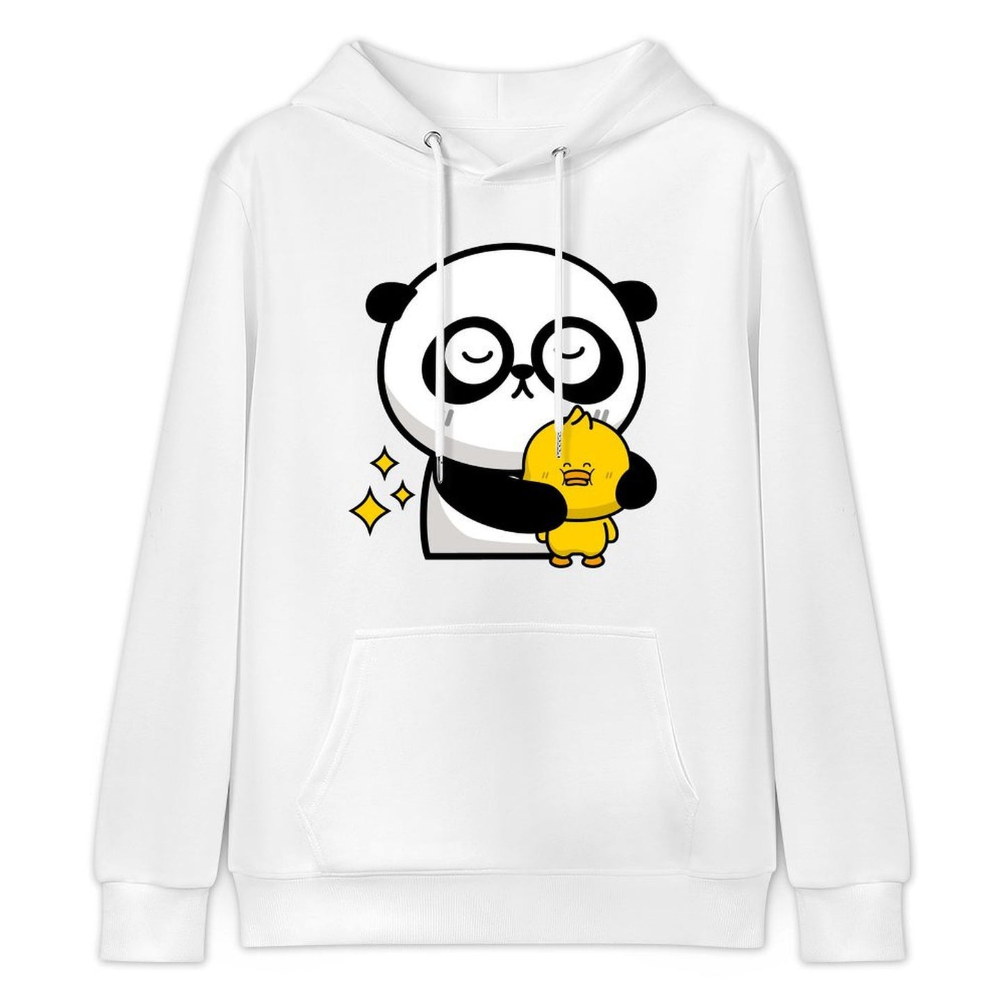 Signature Crew Neck Front Graphic Hoodies