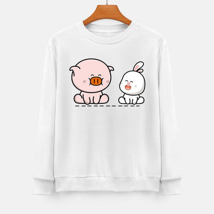 Front Patterned Long Sleeve TopYearRound EverydayWear