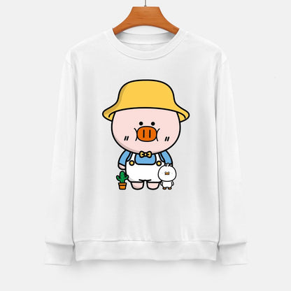 Front Patterned Long Sleeve TopComfortLine EasyWear