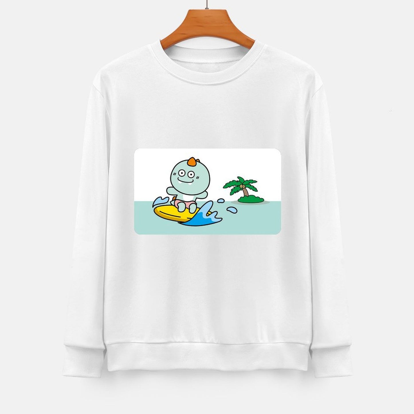 Front Patterned Long Sleeve TopOriginal DailyFit