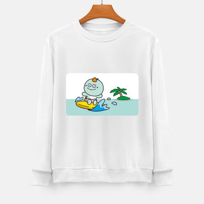 Front Patterned Long Sleeve TopOriginal DailyFit